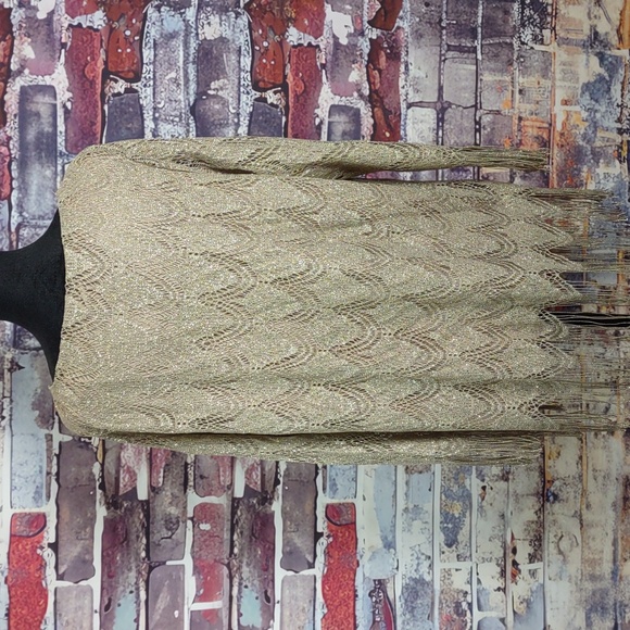 Chico's Scalloped Fringe Top - Picture 3 of 12